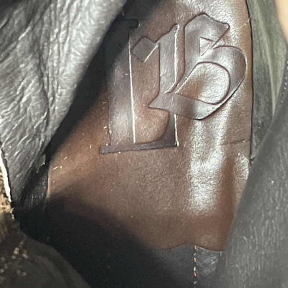 Liberty Black Womens 8.5 Ankle Boots Brown Leather LB711354 Soles Need Repair - Picture 12 of 14